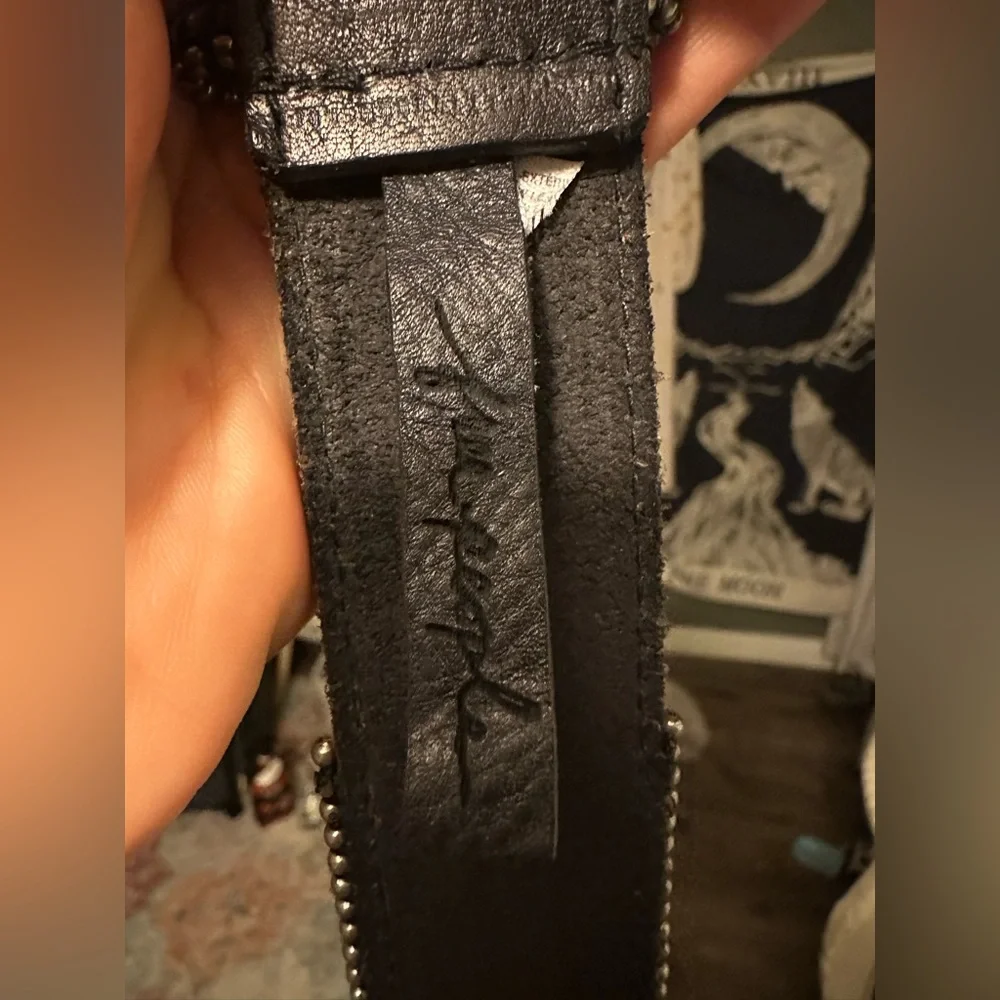 Free People silver stud belt
